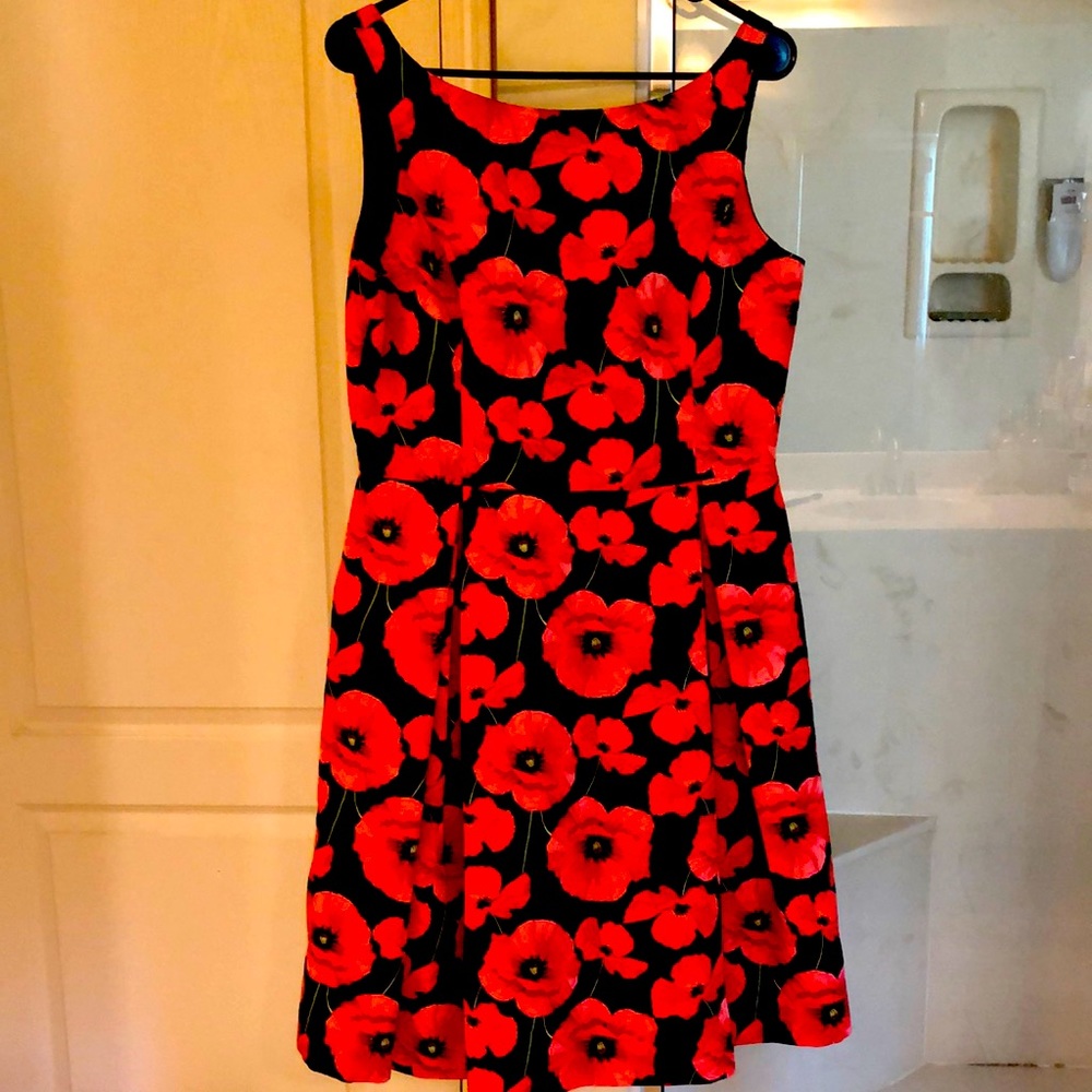 Red Poppy Tommy Hilfiger Dress sz 10